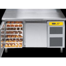 bakery cooling table PREMIUMLINE BKTF 2020 M with machine 260 ltr | 2 solid doors | upstand product photo