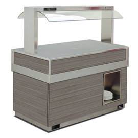 breakfast buffet Frutiger 6 P with sneeze guard | cooling plate product photo
