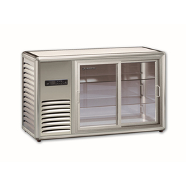 countertop cooling vitrine Orizont 200 Q | silver coloured product photo