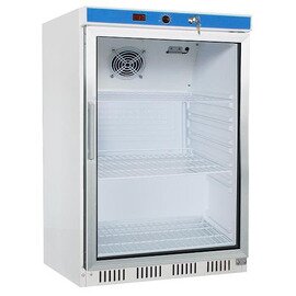 glass doored refrigerator KBS 202 GU white 200 ltr | convection cooling | door swing on the right product photo