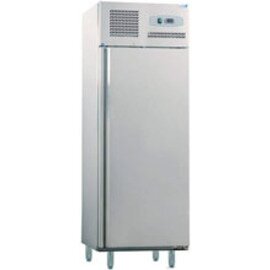 Stainless steel commercial air-conditioning refrigerator GN 2/1 &quot;TKU 736&quot;, 700 l, evaporator-free interior, floor m. Self-closing door with lock, B 730 x D 810 x H 2050 mm, -18 to -22 ° C, 230 V / 645 W product photo