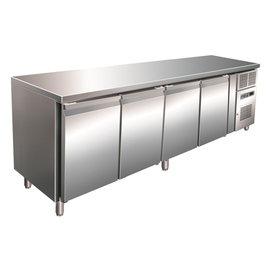 refrigerated table gastronorm KT 410 convection cooling 350 watts 616 ltr | 4 solid doors product photo