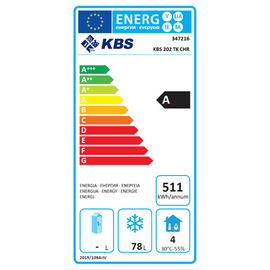 freezer KBS 202 TK CHR | 129 ltr | solid door | changeable door hinge product photo  S