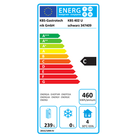 industrial covection fridge KBS 402 U black | 361.0 ltr product photo  S