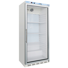 glass doored refrigerator KBS 602 GU | 600 ltr white | convection cooling | door swing on the right product photo