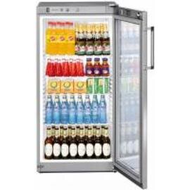 beverage fridge FKvsl 2613 silver coloured 250 l | convection cooling | door swing on the right product photo