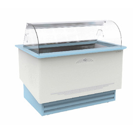 ice cream sales counter Divina Gelato 10 | white L 1437 mm W 945 mm H 1290 mm product photo