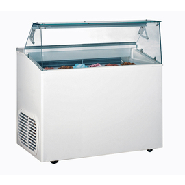 Ice cream display case Donata 6 white L 1200 mm W 673 mm H 1175 mm product photo
