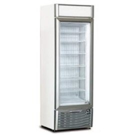 glass doored covection fridge TK 400 GDU white 403 ltr | convection cooling | door swing on the right product photo