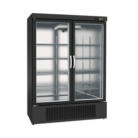 freezer TKU 1200 G with 2 revolving glass doors | convection cooling 1201 ltr product photo