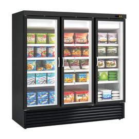 wall freezer rack Nero TK black with revolving doors product photo