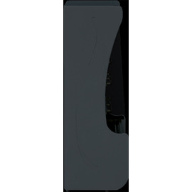 wall cooling shelf Paros 100 | RAL 9005 - black product photo  S