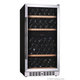 wine refrigerator 280 | glass door | convection cooling | 4 wooden grids product photo