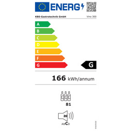 wine refrigerator VINO 300 installable | temperature zones 1 product photo  S