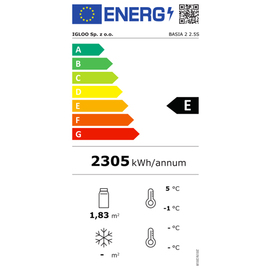 fresh food counter MERADO 2550 S static cooling 461 watts | 2550 mm | car deflector product photo  S