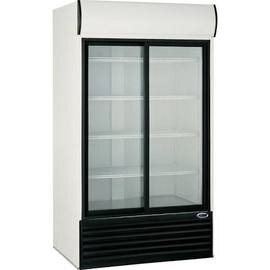 glass doored refrigerator KBS 1250 GDU ST white 1068 ltr | convection cooling product photo