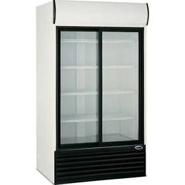 glass doored refrigerator KBS 1250 GDU ST white | 1068 ltr | convection cooling product photo