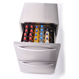 drawer cooler UKS 140 stainless steel | 150 ltr. | suitable for 45 bottles of 1 liter product photo  S