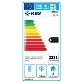 stainless steel freezer TKU 752 | 610 ltr product photo  S