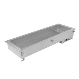 large-basin bain marie GN 2/1 built-in unit with 1 basin | 1600 watts 230 volts product photo
