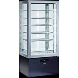 refrigerated showcase|freezer cabinet|panorama vitrine Luxor Exklusiv  KTK black 490 ltr 230 volts | 5 shelves product photo