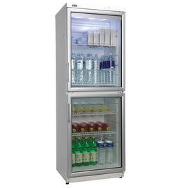 glass doored refrigerator CD 350-2 LED white 350 l | convection cooling product photo