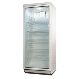 B-Stock | glass doored refrigerator FLK 292 white 290 ltr | convection cooling | door swing on the right product photo