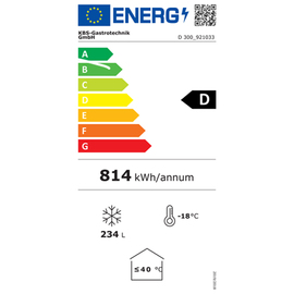 impulse freezer D 300 white | 296 ltr product photo  S