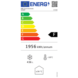 impulse freezer D 500 white 503 ltr product photo  S