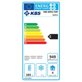 industrial covection fridge KBS 605 U | 600 ltr | changeable door hinge product photo  S