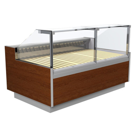 bread counter 937 Brot cube oak coloured 230 volts | straight  | storage compartment product photo