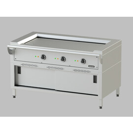 Teppanyaki electric 3 heating zones | grill area 1200 x 550 mm product photo S