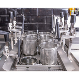 Asian noodle cooker electric with automatic lift incl. 6 baskets product photo  S