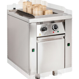 Asia Dim Sum steam cooker with 6 pasta baskets | 400 volts 12 kW product photo