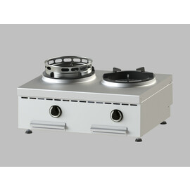 wok stove gas 26 kW | 2 cooking zones | countertop device product photo  S