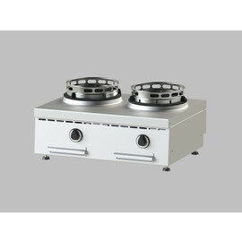 wok stove gas 26 kW | 2 cooking zones | countertop device product photo