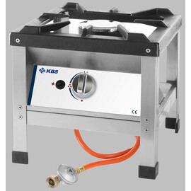 gas-driven stool cooker | 6 kW incl. gas hose | pressure reducer product photo