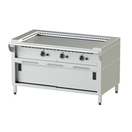 Teppanyaki gas 3 heating zones | grill area 1200 x 550 mm | number of burners 3 product photo  S