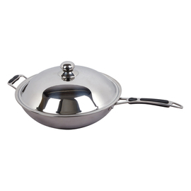 wok pan | induction | Holding and soft-grip handle Ø 360 mm H 180 mm product photo