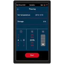 Stainless steel thawing cabinet Pure product photo S