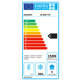 ice cream storage freezer TK 800 Eis | 669 ltr | convection cooling product photo Missing translation L