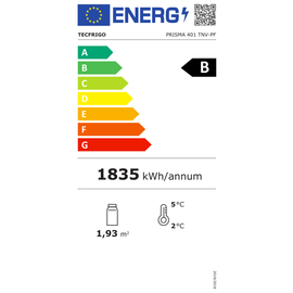 refrigerated panorama vitrine Prisma 401 TNV-PF bronze coloured | 5 grids product photo  L