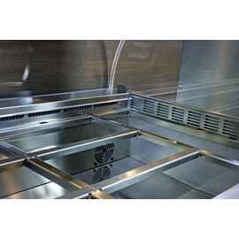 Salad bar Frutiger 4 with sneeze guard | suitable for 4 x GN 1/1 - 150 mm product photo  S