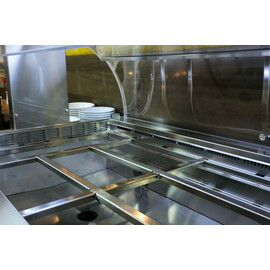 Salad bar Frutiger 4 with sneeze guard | suitable for 4 x GN 1/1 - 150 mm product photo  S
