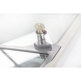 ice cream sales counter Primera 3 white 230 volts | rounded windscreen product photo S