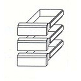 Drawer set 3 x 1/3 for Classic refrigerated counter product photo