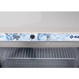 glass doored refrigerator KBS 202 GU white 200 ltr | convection cooling | door swing on the right product photo S