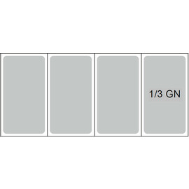 refrigerated countertop unit RX1210 static cooling | 4 x GN 1/3 - 150 mm product photo  S