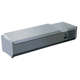 refrigerated countertop unit RX1210 static cooling | 4 x GN 1/3 - 150 mm product photo