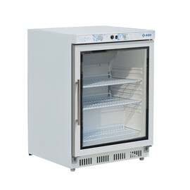 glass doored refrigerator KBS 202 GU white 200 ltr | convection cooling | door swing on the right product photo S